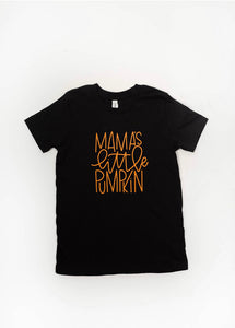 Mama's Little Pumpkin short sleeve graphic tee for Kids